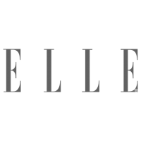 Logo Elle, black & white